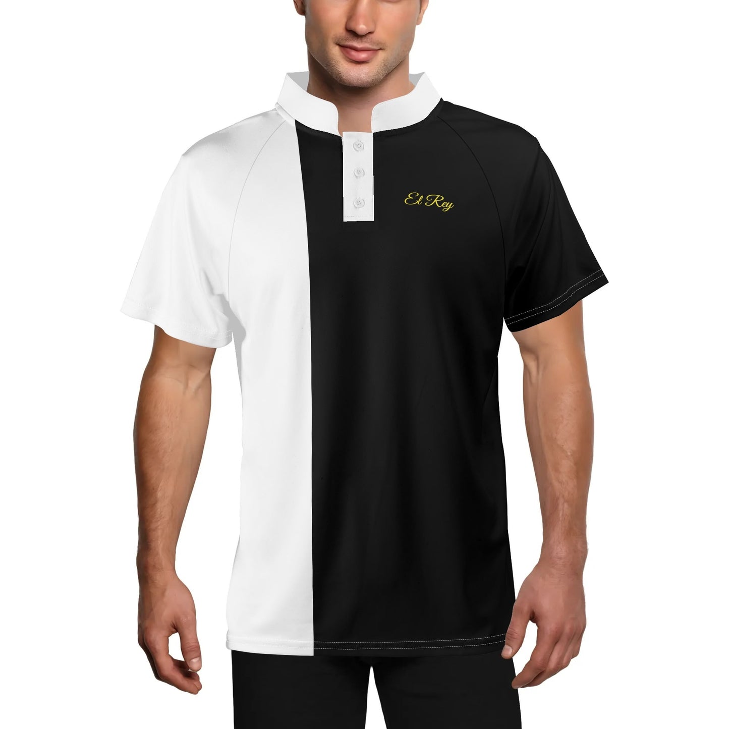 Mens Button Up Short Sleeve Golf Tennis T-Shirts Casual Business Polo Shirts