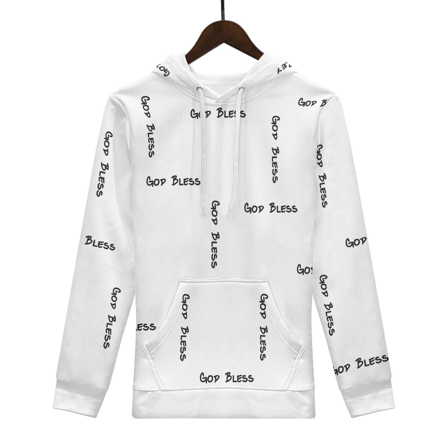 Unisex All Over Print God Bless Hoodie, Mens Hoodie, Womens Hoodies