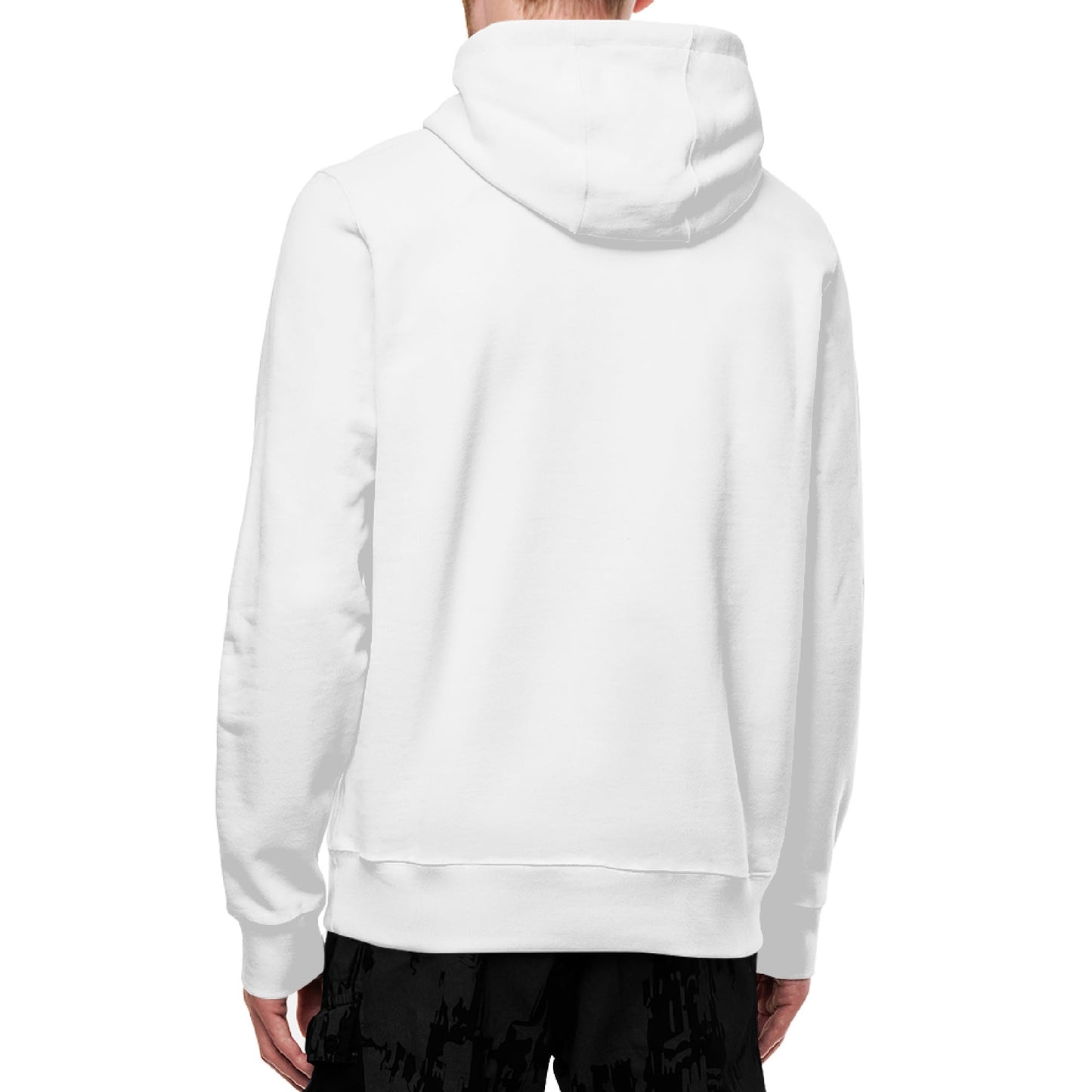 Warm Long Sleeve Drawstring Casual Hooded Sweatshirt with Full Zipper - High Collar Turtleneck Hoodie - Streetwear Style - Sizes S-5XL